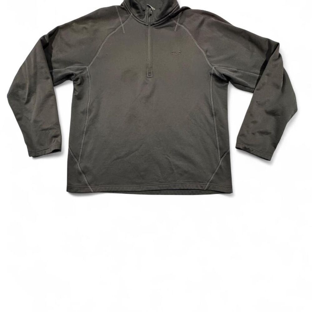 Champion Men's Grey and Black Sweatshirt
